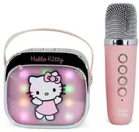 Boxa portabilă OTL Technologies - Hello Kitty PopSing Karaoke Speaker & Microphone, roz