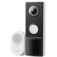 Video sonerie Wifi TP-LINK TAPO D235, detectie miscare, animale, vehicule, baterie 10000 mAh Lithium-ion