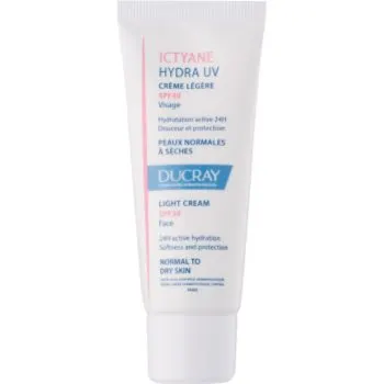Ducray Ictyane cremă ușoară, pentru ten normal spre uscat SPF 30