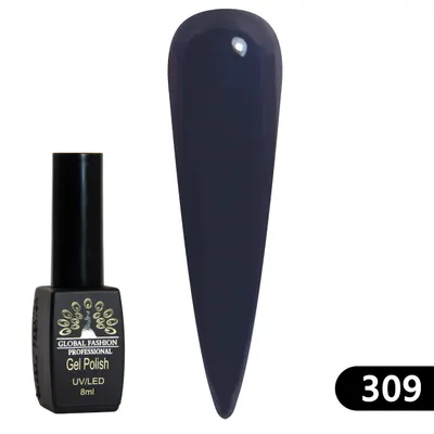 Oja semipermanenta Black Elite, Global Fashion 8 ml, 309 Engros