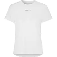 Tricou alergare Craft ADV Essence SS Tee 2 - alb | poliester reciclat