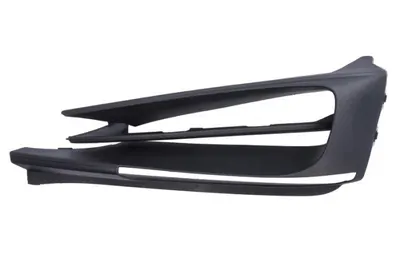 Grila bara Fata Dreapta negru-mat potrivit PORSCHE PANAMERA, PANAMERA SPORT TURISMO 05.16-12.23 11.16-12.23