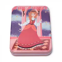 Puzzle din Lemn cu Printese in Cutie Metalica Montessori - Nurio