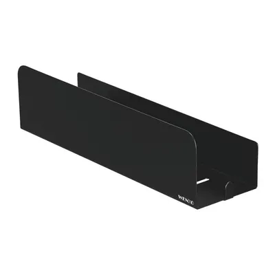 Raft pentru baie negru autoadeziv cu Turbo-Loc din oțel inoxidabil Lizan – Wenko