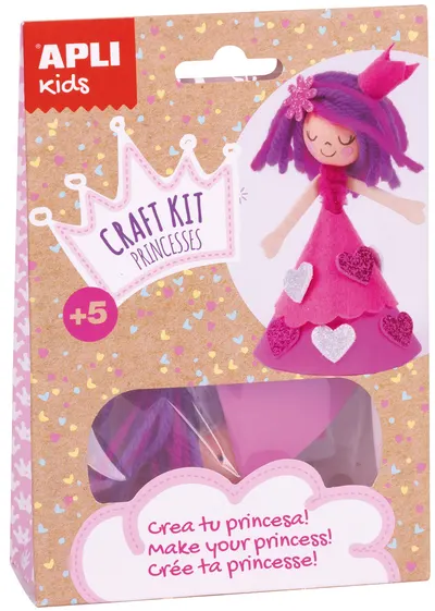 Set creativ APLI - Printesa roz