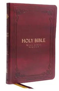 Kjv, Thinline Bible, Large Print, Vintage Series, Leathersoft, Burgundy, Red Letter, Comfort Print: Holy Bible, King James Version