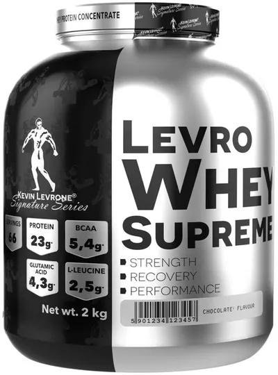Silver Line LevroWhey Supreme, biscuiți cu cremă, 2 kg, Kevin Levrone