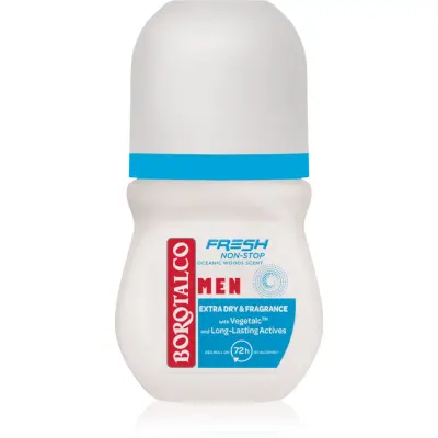 Borotalco Non-Stop Fresh MEN Deodorant roll-on pentru barbati parfum Oceanic Wood 50 ml