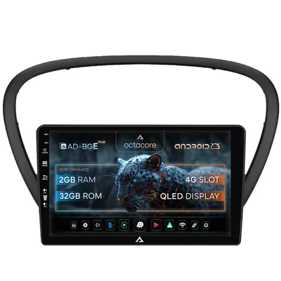 Navigatie Peugeot 607 (2004-2011), Android, E-Octacore 2GB RAM + 32GB ROM, 9 Inch - AD-BGE9002+AD-BGRKIT266V4
