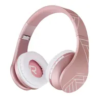 Căști wireless PowerLocus - P1 Line Collection, roz/auriu