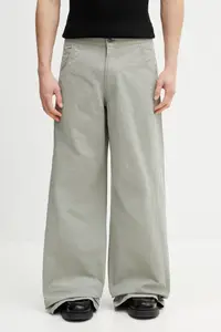 HELIOT EMIL pantaloni wide leg bărbați din bumbac