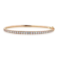 Bratara din aur roz cu diamante de 1.58ct