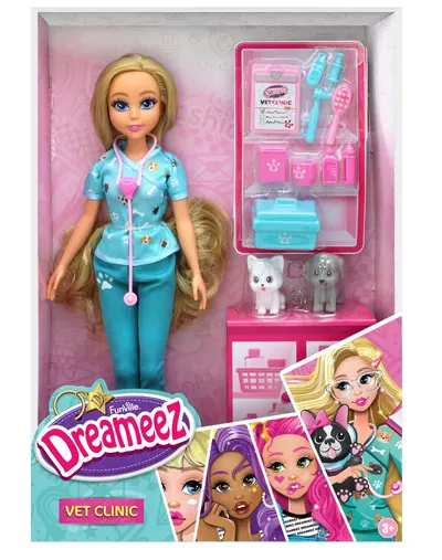 Papusa cu accesorii, Dreameez, Medic Veterinar