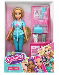 Papusa cu accesorii, Dreameez, Medic Veterinar