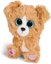 Jucarie de plus Nici Glubschis - Caine Lolidog, 15 cm