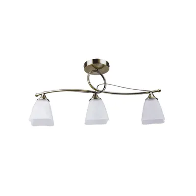 Lustra Clotis Alb+Alama 3xE27 60W