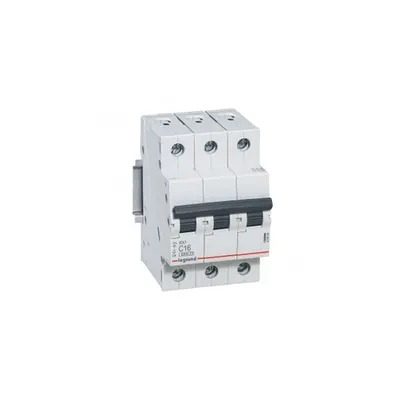Siguranta automata MCB RX³ 6000 - 3P 400 V~ - 16 A - C curba - prong-type supply busbars