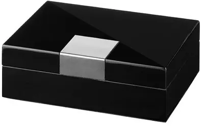 Cutie de trabucuri (humidor) WinJet - Angelo, negru lucios