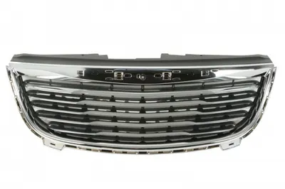 Grila radiator cu cadru, crom negru potrivit CHRYSLER TOWN COUNTRY 3.6 2011-2016