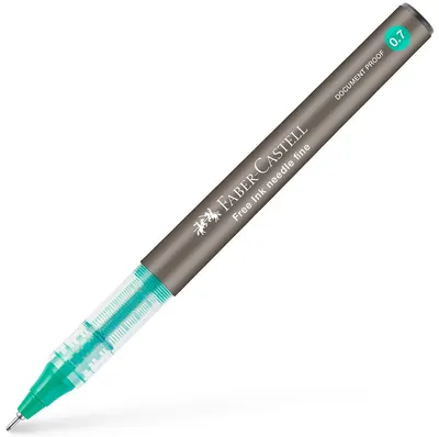 Stolou rolă Faber-Castell Free Ink Needle - 0.7 mm, verde