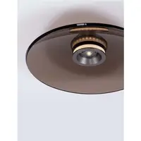 Plafoniera ESTI Triac Dimabil Foggy Nickel Aluminiu & Inchis Brown Sticla LED 33 Wat 220-240 Volt 1721Lm 3000K IP20