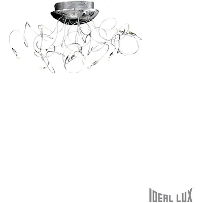 Plafoniera Faville, 12 becuri, dulie G4, D:650 mm, H:450 mm, Crom