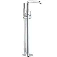 Baterie cada Grohe Essence 23491001, montare pe podea, 1/2, monocomanda, include set de dus, pivotanta, o pulverizare, necesita set fixare, Crom