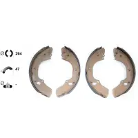 Set saboti frana TEXTAR 91063400