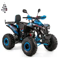 ATV XTR Varia Pro Bombardier 008 8, roti 8 inch, 125 cc, 1+1 viteze, culoare negru albastru