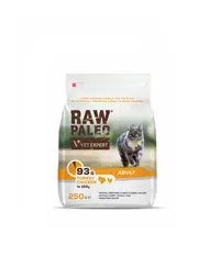 VETEXPERT Raw Paleo Adult Cat Turkey&Chicken Hrana pisici adulte, cu pui si curcan 250 g