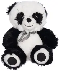 Jucărie de pluș Amek Toys - Panda așezat, 23 cm