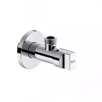 Robinet coltar Roca Aqua A525164400, conexiune alimentare 1/2 inch, conexiune iesire 3/8 inch, ceramic, Crom
