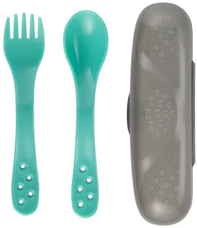 Set tacâmuri pentru călătorii Canpol, Turcoaz