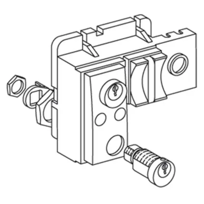 Profalux Butuc Cheie, Kit De Adaptorare, Pentru Nw, Blocare Pozitie Off , 2 Chei Identice