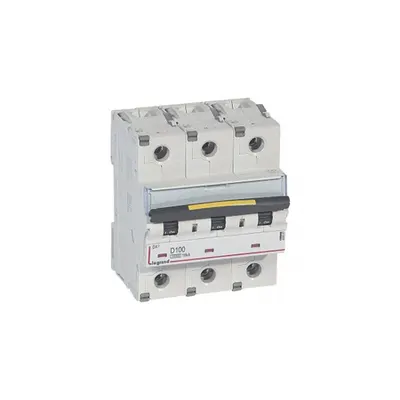 Siguranta automata 10000 - 16 kA - 3P 400 V~ - 100 A - D curba