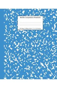 Marble Composition Notebook College Ruled: Blue Marble Notebooks, School Supplies, Notebooks for School