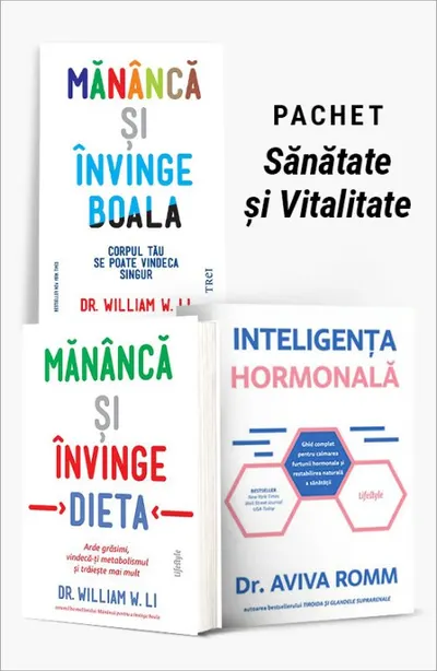 Pachet Sănătate și Vitalitate. Mănâncă și învinge boala/Mănâncă și învinge dieta/Inteligența hormonală