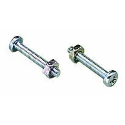 Fixing screw M2.5 x 16; and hexagon nut M2.5