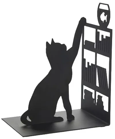 Opritor pentru cărți Balvi - Pisoi, negru