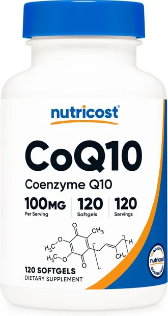 CoQ10, 100 mg, 120 gelatină moale capsule , Nutricost