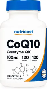 CoQ10, 100 mg, 120 gelatină moale capsule , Nutricost