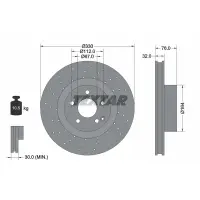 Disc frana TEXTAR 92099205