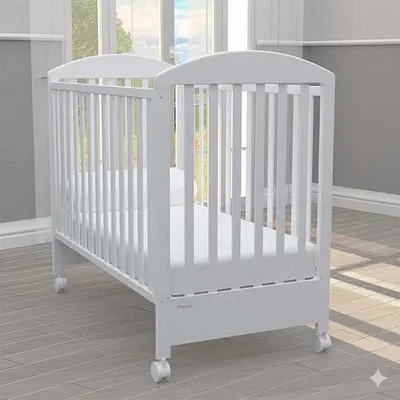 Patut pentru bebeluși Bambino Casa - Pura, Bianco