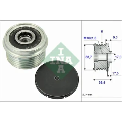 Sistem roata libera, generator INA 535 0074 10