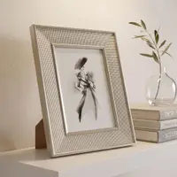 Ramă Foto Decorativă 20.5 x 25.5 cm – Polistiren Texturat Auriu Champagne