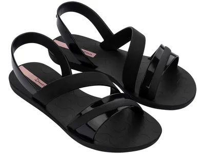 Sandale Ipanema Vibrant pentru femei Negru/Negru/Roz [83767 BQ361] mărimea 37