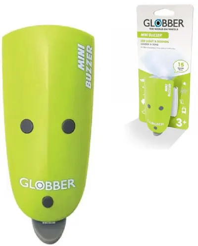 Far pentru trotineta sau bicicleta Globber - Cu 15 melodii, verde