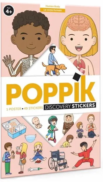 Poster educativ Poppik - Corpul uman