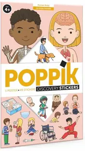 Poster educativ Poppik - Corpul uman