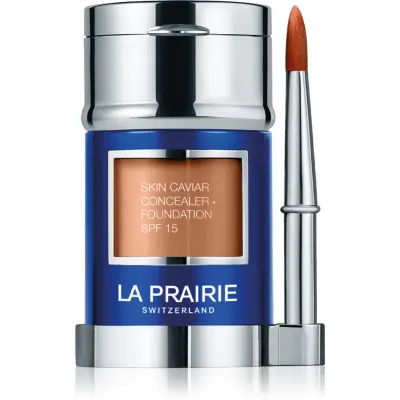 La Prairie Skin Caviar Concealer Foundation make-up si corector SPF 15 culoare W-30 Golden Beige 30 ml